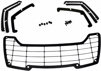 Kit protección de foco delantero DRAG SPECIALTIES HEADLAMP GUARD KIT ALUM BLK 21-24 PAN AMERICA