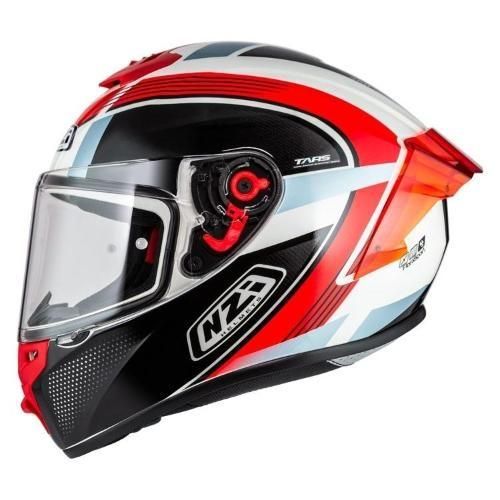 TRENDY 3 STREAM RAPID WHITE&RED&BLUE&RED S CLEAR + TINTED VISOR