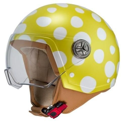 Casco AGATHA RUIZ DE LA PRADA ZETA 2 ARP LUNAR AMARILLO MATT