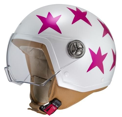 Casco AGATHA RUIZ DE LA PRADA ZETA 2 ARP ESTRELLAS ROSA MATT