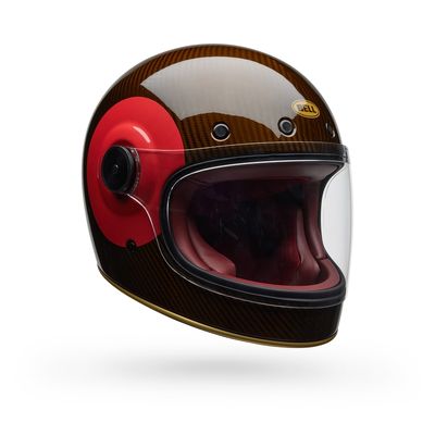Casco BELL Bullitt GT Carbon - TT Gloss Red/Gold Casco BELL Bullitt GT Carbon - TT Gloss Red/Gold