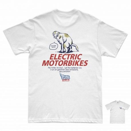 CAMISETA PURERACER ELECTRIC SUCKS 2 WHITE