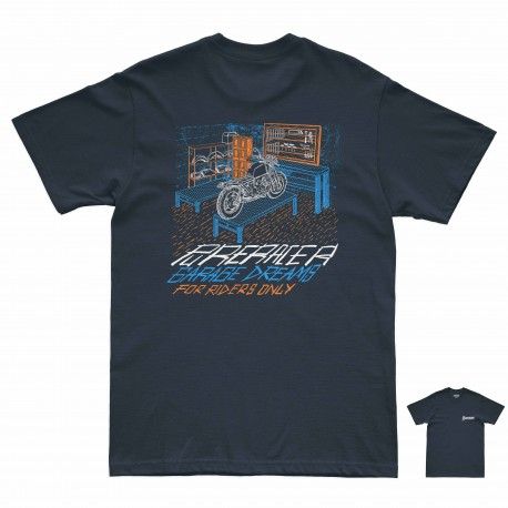 CAMISETA PURERACER GARAGE DREAMS GREY INK