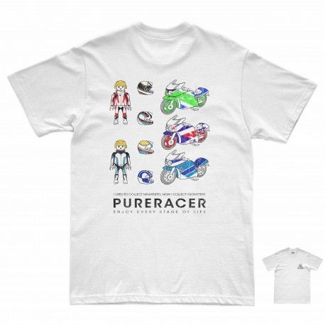 CAMISETA PURERACER MINIATURES WHITE
