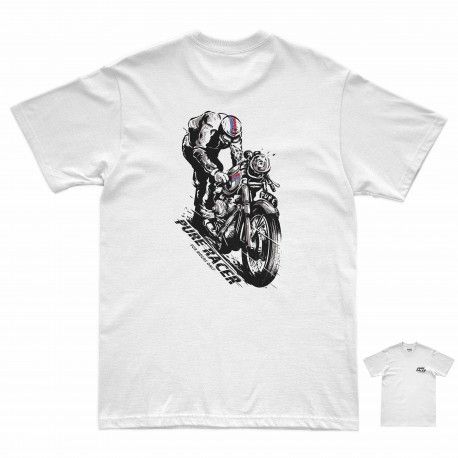 CAMISETA PURERACER KICK START WHITE