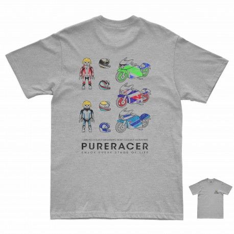 CAMISETA PURERACER MINIATURES HEATHER GREY