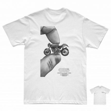 CAMISETA PURERACER THINK BIG WHITE