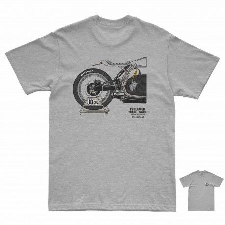 CAMISETA PURERACER NICE ASS HEATHER GREY