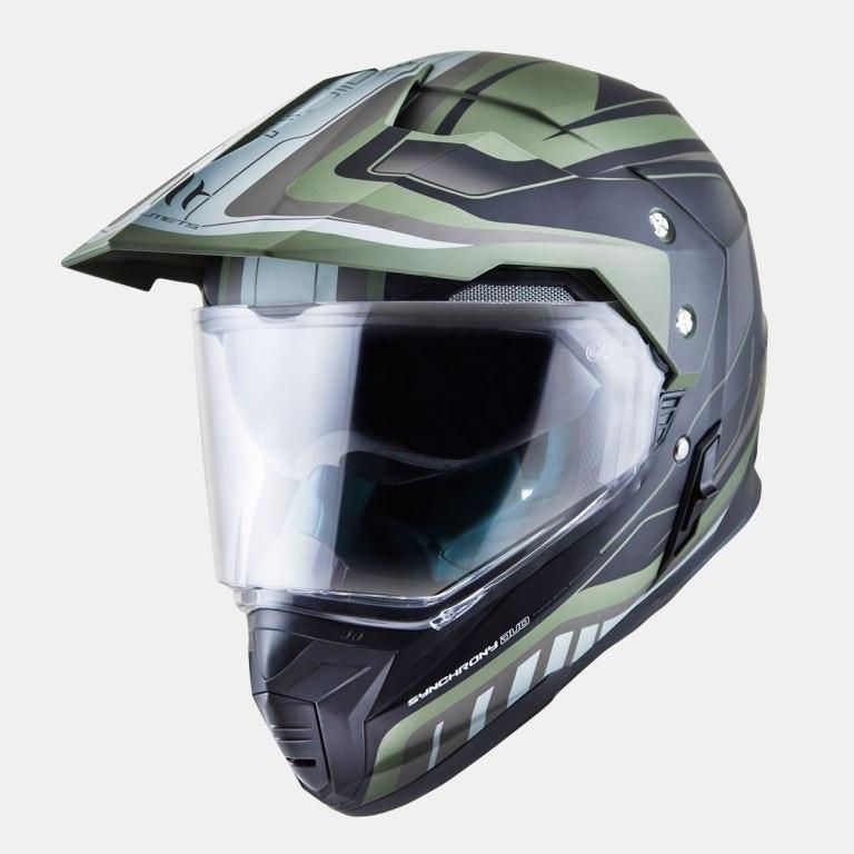 MT HELMET SYNCHRONY DUO SPORT SV TOURER MATT GREEN MATE