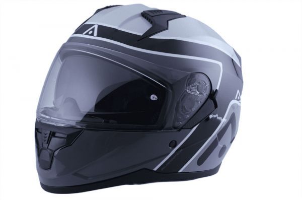 Casco Modular ADN STELVIO WARMUP GREY WHITE