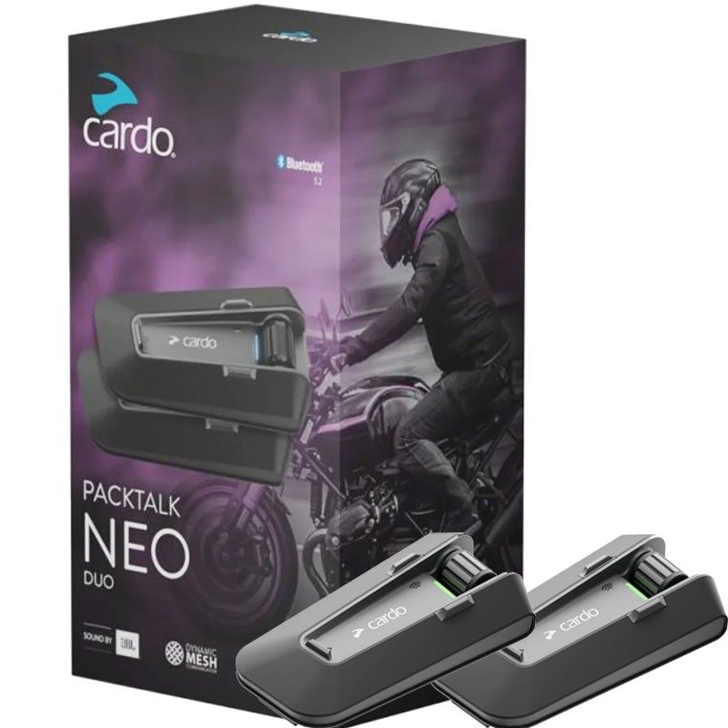 Intercomunicador de moto Cardo Packtalk Neo Dúo