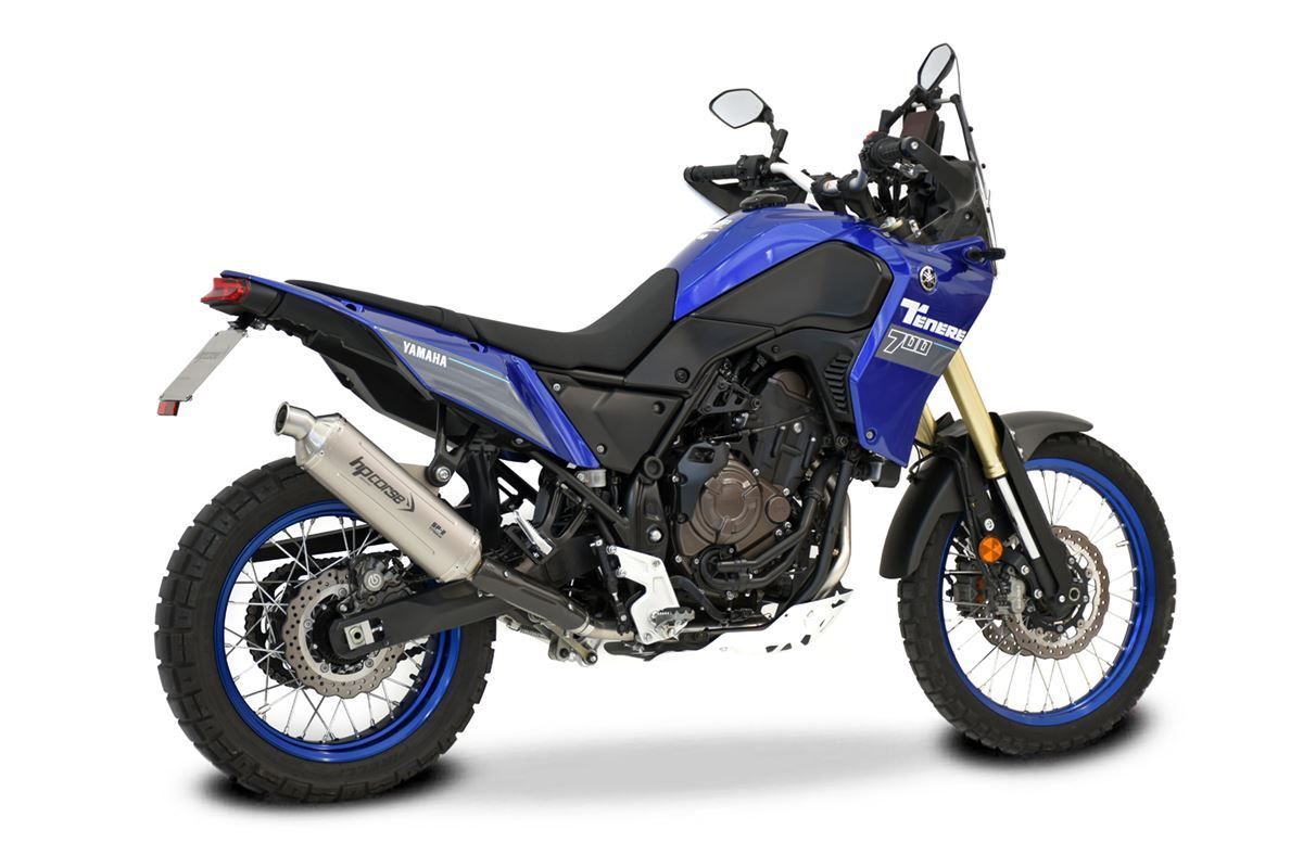 Escape Hp-Corse  TITANIO CORTO SP-2 HP YAMAHA TENERE 700 2019-2024 Homologado