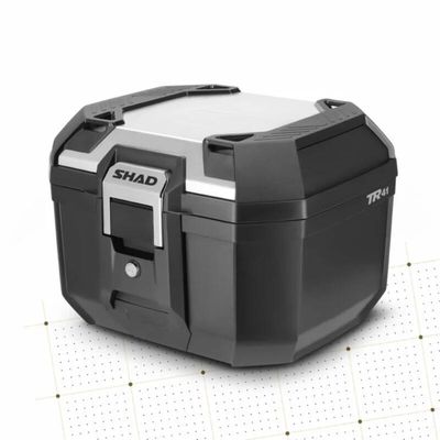SHAD Top Case Terra TR41 Black/Alu Cover