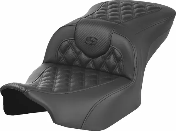 Asiento calefactado Roadsofa™ costuras Lattice ROADSOFA - FLHX/FLTR 23-24 CVO - CARBON LS -HEATED