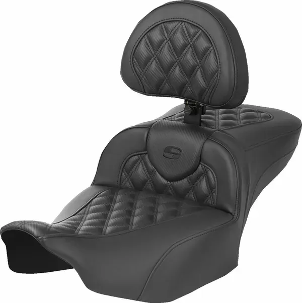 Asiento calefactado Roadsofa™ alcance extendido ROADSOFA - FLHX/FLTR 23-24 CVO - CARBON LS -HEATED -W/BR EXT