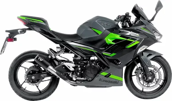 Escape Silenciador Slip-On LV Corsa Black Edition LEOVINCE MUFLER CORSA KAWASAKI NINJA 400 BK