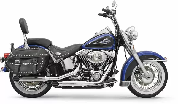 Silenciadores Slip-On Firepower Series BASSANI XHAUST MUFFLERS BLGNA CH para HARLEY DAVIDSON 07-17ST