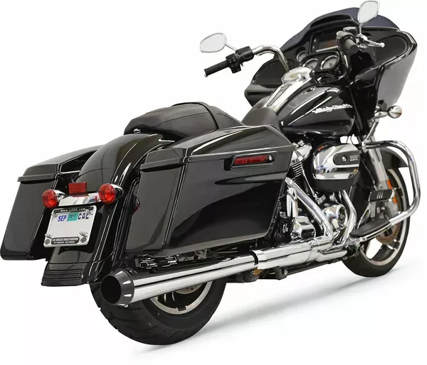 Silenciador Slip-On Crossover Eliminator BASSANI XHAUST MUFFLER 4" MEGA 2-1 | FLT 17-24 - CHROME