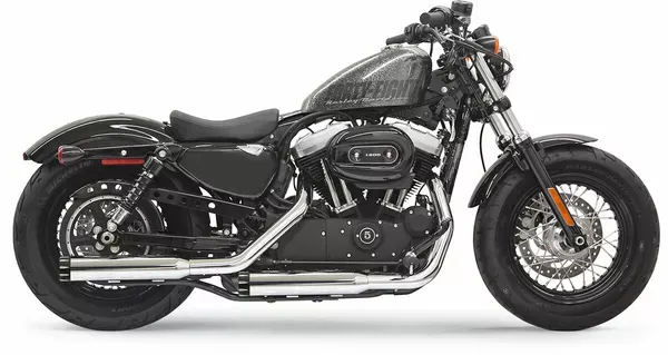 Silenciadores Slip-On Firepower Series BASSANI XHAUST MUFFLR SLSH para HD 14-19XL