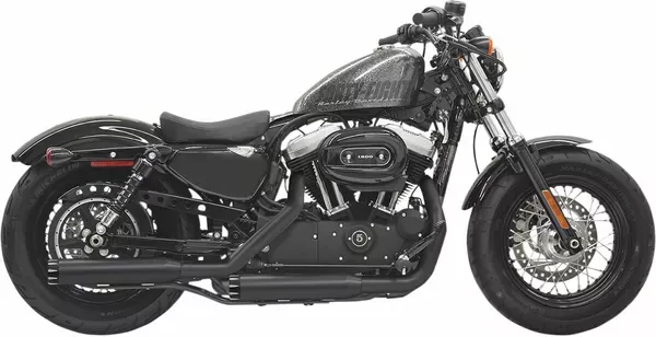 Silenciadores Slip-On Firepower Series BASSANI XHAUST MUFFLERS BLK/BLK para HD 14-19XL