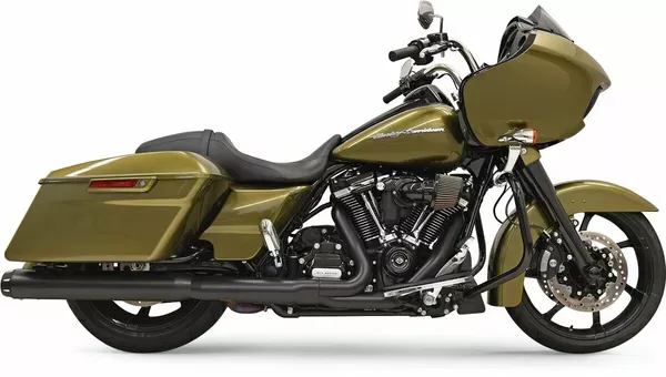 Silenciadores Slip-On Quick Change Series BASSANI XHAUST MUFFLERS 4" QUICK CHANGE | para HD FLT 18-24 - FULL BLACK