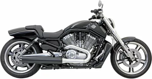 Escape BASSANI XHAUST MUFFLERS 4"FLUTE para HD VRSCF BK