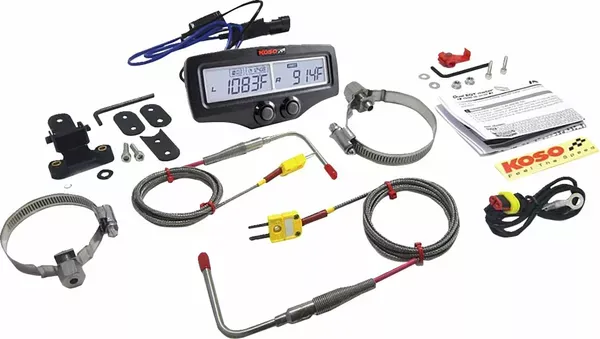 Indicador temperatura gases de escape doble KOSO AMÉRICA DEL NORTE DUAL EGT METER