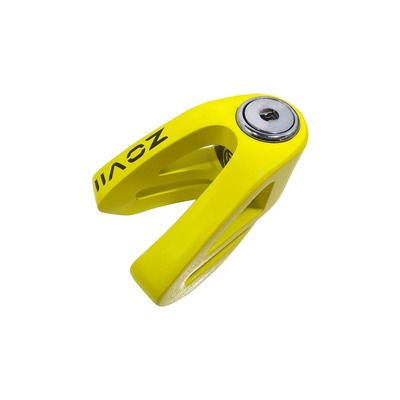 CANDADO DISCO ZOVII ZV6 AMARILLO FLUOR