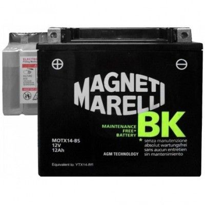 MOTX14-BS BATERÍA MAGNETI MARELLI SELLADA CON ÁCIDO