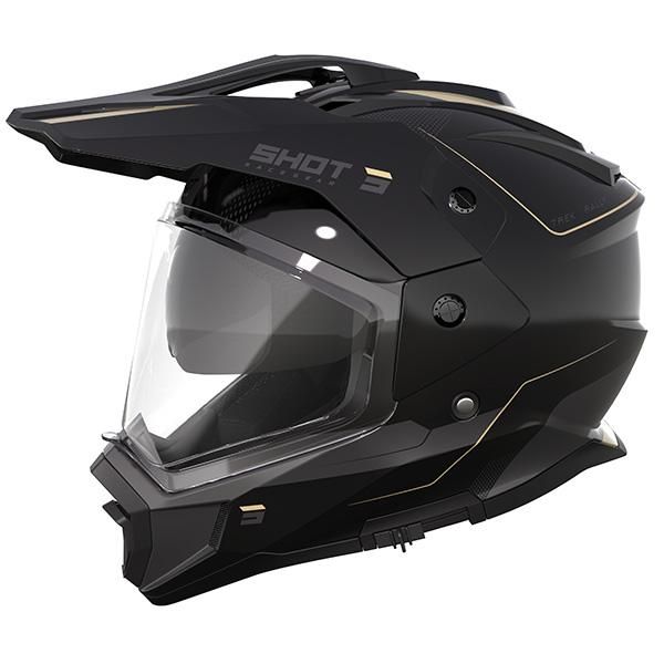 CASCO SHOT TREK MAX VISION RALLY BLACK SAND GLOSSY