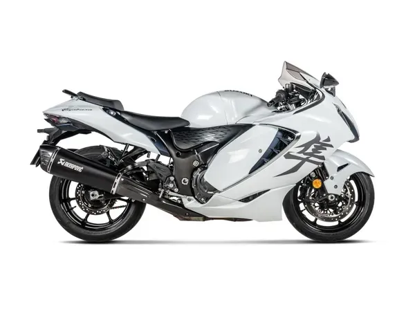 Escape AKRAPOVIC MUFFLER SLIP-ON TITANIUM/CARBON SUZUKI GSX1300R HAYABUSA BLACK