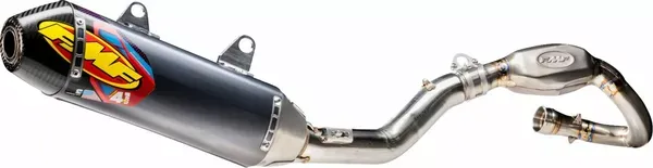 Sistema de escape Factory 4.1 RCT FMF EXHAUST ANO 4.1 RCT CARBON CAP W/TI MEGABOMB KX250F
