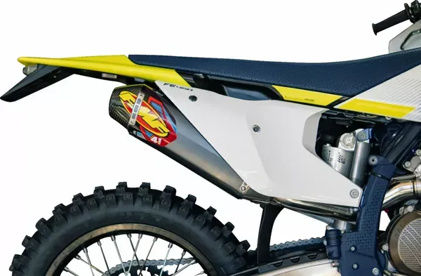 Silenciador Slip-On Factory 4.1 RCT FMF MUFFLER FACT 4.1 RCT ALUM W/ CARBON CAP KX250F