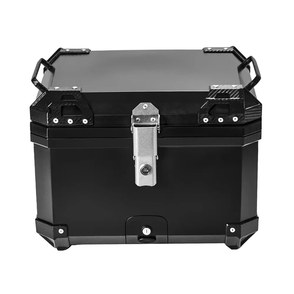 Baúl trasero / Maleta trasera en aluminio acabo negro 45l / 57l