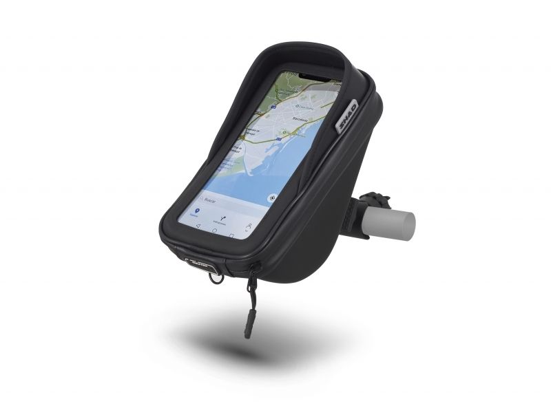 Soporte con bolsillo para smartphone SHAD SG76 (fijación al manillar) 180x90mm