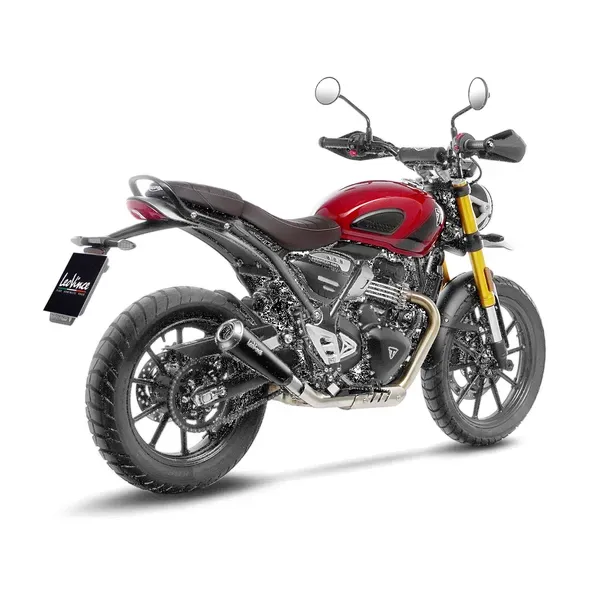 Silenciador Slip-On GP One LEOVINCE MUFFLER GP ONE para TRIUPMH SPEED/SCRAMBLER 400 X Homologado