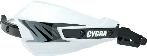 Paramanos Vortex CYCRA VORTEX HAND GUARD/W UNIVERSAL U-CLAMPS - WHITE