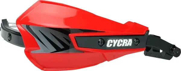 Paramanos Vortex CYCRA VORTEX HAND GUARD/W UNIVERSAL U-CLAMPS - RED