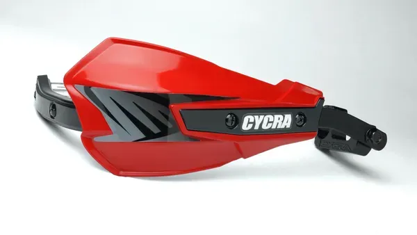 Paramanos Vortex CYCRA VORTEX HAND GUARD/W UNIVERSAL U-CLAMPS - GG RED