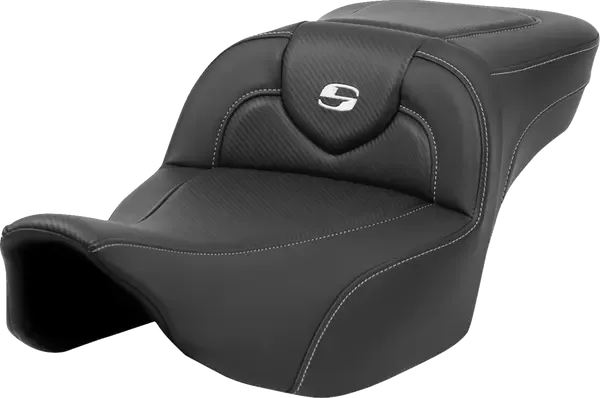 Asiento Roadsofa™ de alcance extendido con fibra de carbono SADDLEMEN SEAT ROADSOFA FLHX/FLTR 23-UP - CARBON - EXT REACH