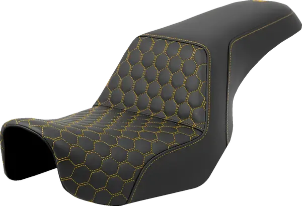ASIENTO SADDLEMEN SEAT STEP UP HC GOLD STITCH