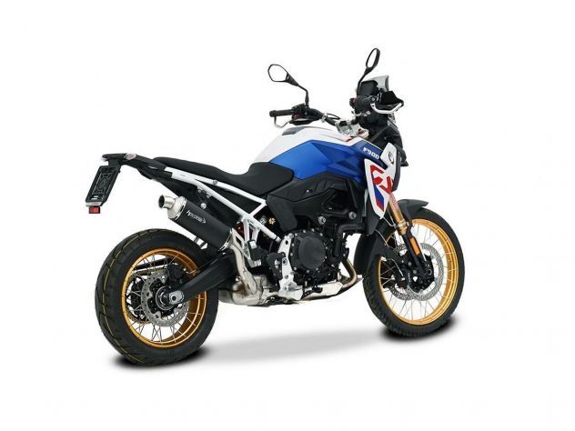 HP-CORSE SILENCIADOR CORTO DE TITANIO NEGRO SP-1 BMW F900 GS ADVENTURE 2024-2025
