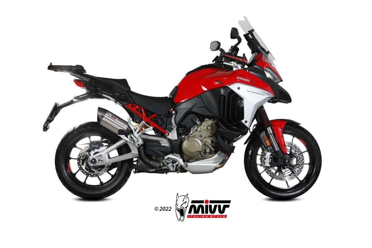 Escape Mivv SUONO INOX DUCATI MULTISTRADA V4 1100 / S 2021 > 2024