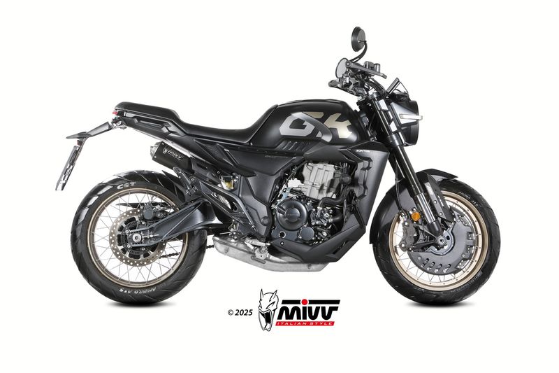 Escape Mivv X-M1 INOX NEGRO ZONTES ZT 350 GK 2022 > 2025
