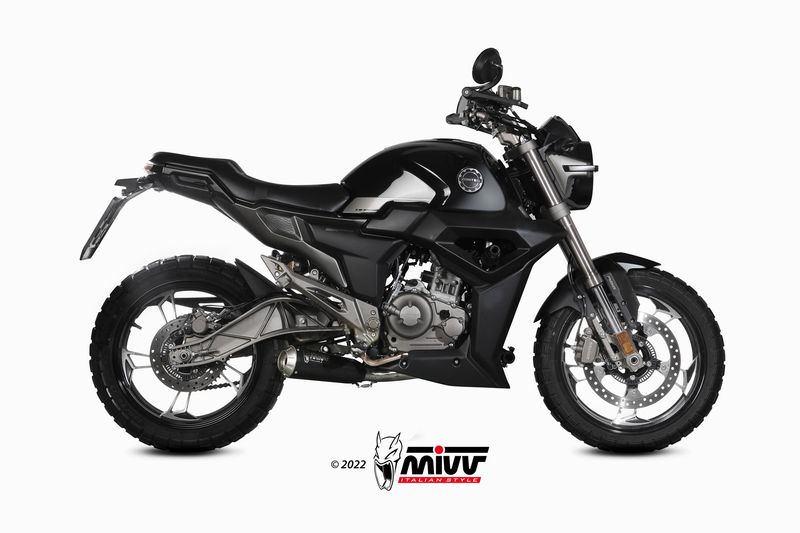 Escape Mivv X-M1 INOX NEGRO ZONTES ZT 125 G1 2021 > 2024
