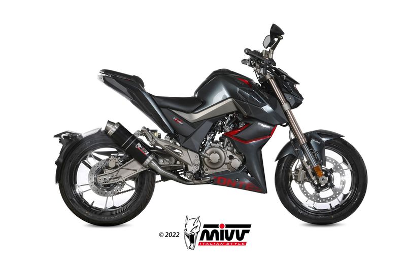 Escape Mivv GP INOX NEGRO ZONTES ZT 125 U 2021 > 2024