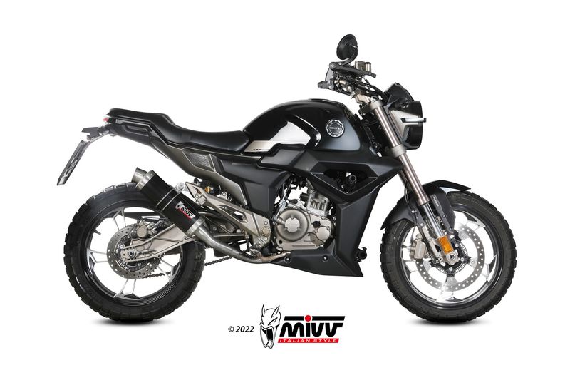 Escape Mivv GP INOX NEGRO ZONTES ZT 125 G1 2021 > 2024