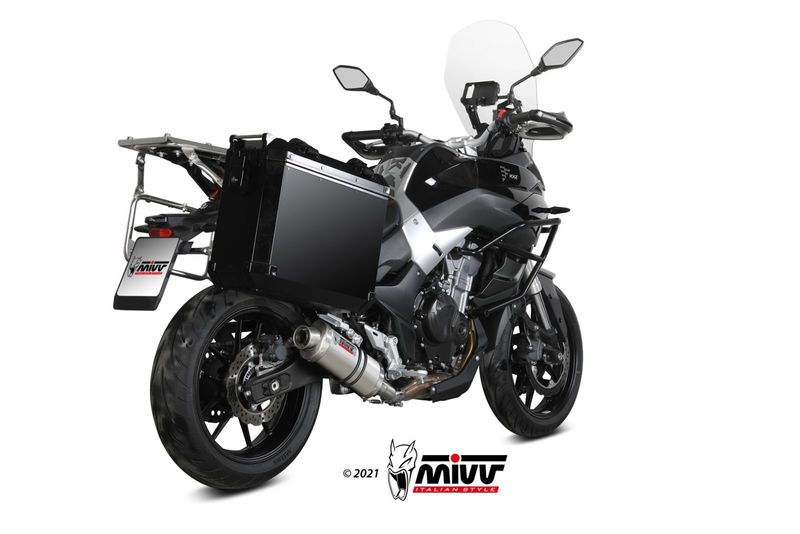Escape Mivv ACERO INOXIDABLE OVALADO VOGE VALICO 500 DS / DSX 2021 > 2024