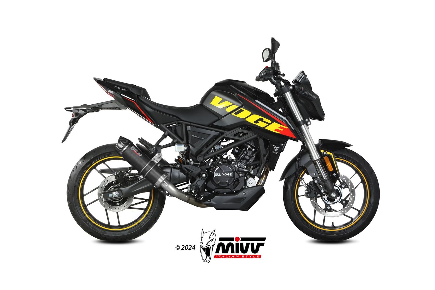 Escape Mivv GP CARBON CON COPA DE CARBONO VOGE BRIVIDO 125 R 2023 > 2024