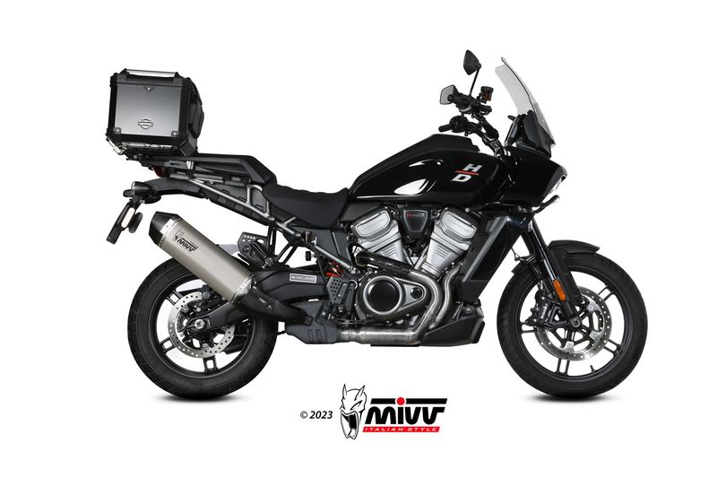 Escape Mivv SPEED EDGE TITANIO HARLEY DAVIDSON PAN AMERICA / ESPECIAL 2021 > 2025